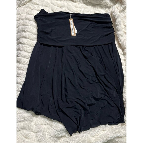 SKIMS Milky Sheer Midi Skirt medium obsidian NWT - Picture 6 of 8